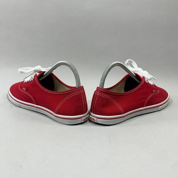 Vans Shoes Women's Size 5.5 Red Canvas Low Classic Casual Athletic Sneakers‎ - Picture 6 of 10